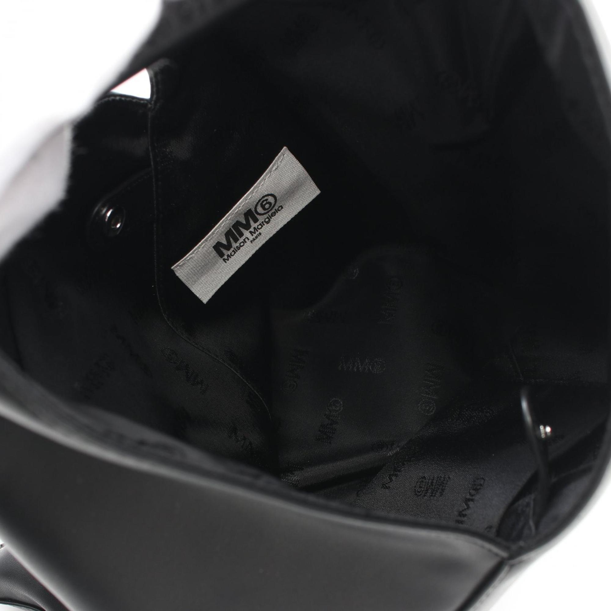 MM6 Maison Margiela MM6 SMALL JAPANESE HAND Japanese Tote Bag Leather Faux Women's Black S54WD0043P4313T8013