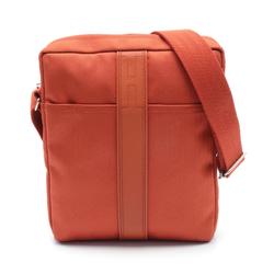 Hermes HERMES Acapulco Pochette Bandouliere MM Shoulder Bag Leather Toile Chevron Men's Women's Orange