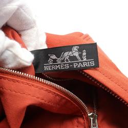 Hermes HERMES Acapulco Pochette Bandouliere MM Shoulder Bag Leather Toile Chevron Men's Women's Orange