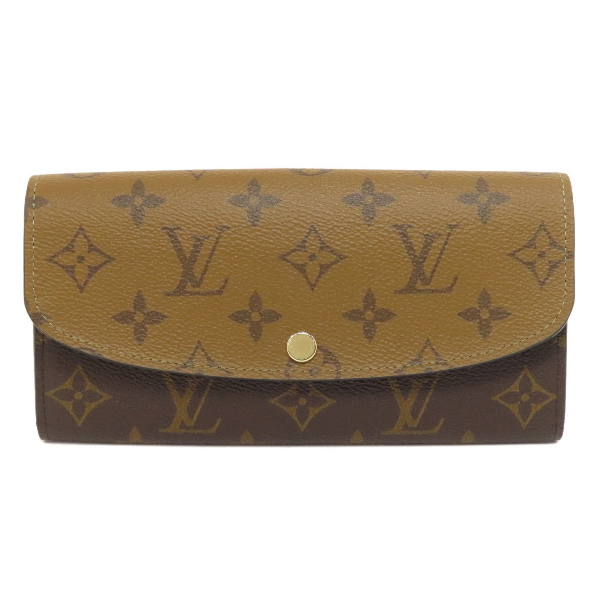 Louis Vuitton M82157 Portefeuille Emily Long Wallet Monogram Reverse Women's LOUIS VUITTON