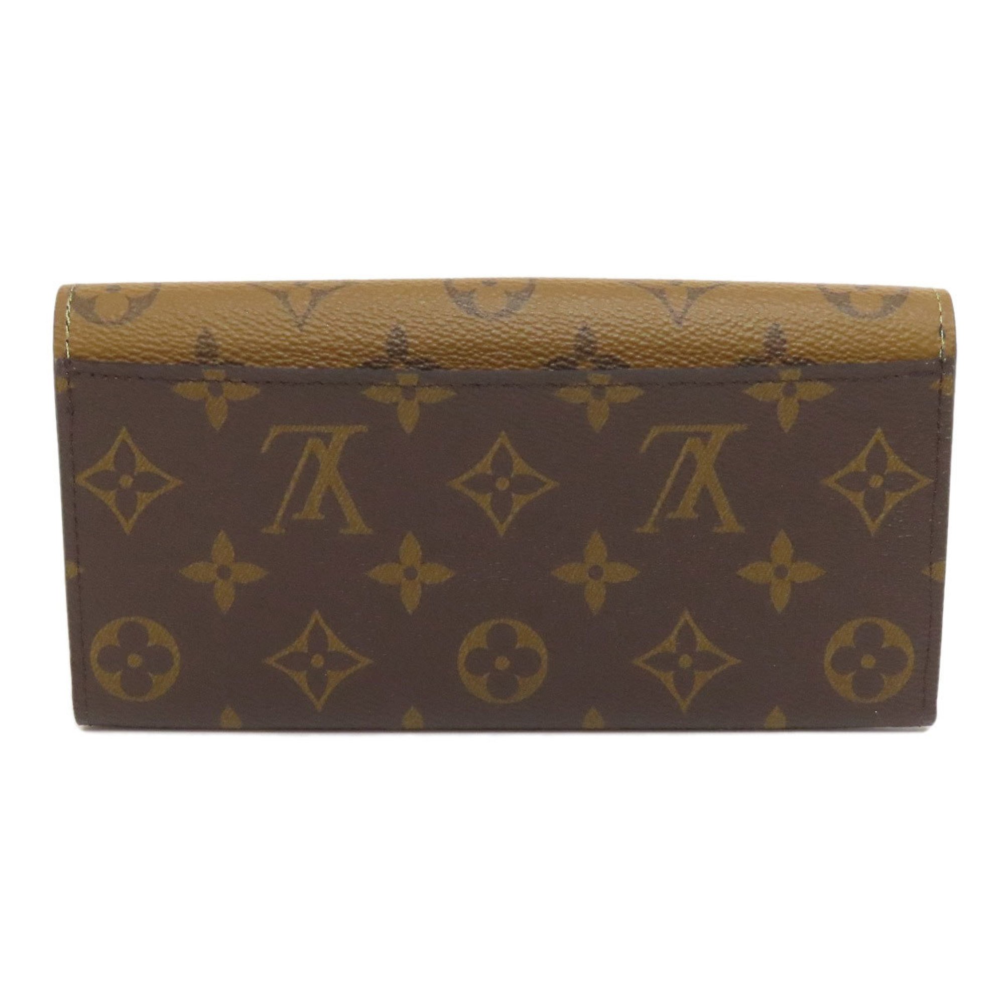 Louis Vuitton M82157 Portefeuille Emily Long Wallet Monogram Reverse Women's LOUIS VUITTON