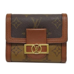 Louis Vuitton M68725 Portefeuille Dauphine Compact Bi-fold Wallet Monogram Reverse Women's LOUIS VUITTON