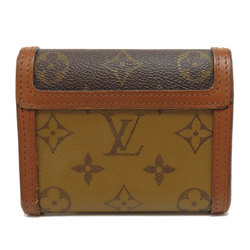 Louis Vuitton M68725 Portefeuille Dauphine Compact Bi-fold Wallet Monogram Reverse Women's LOUIS VUITTON