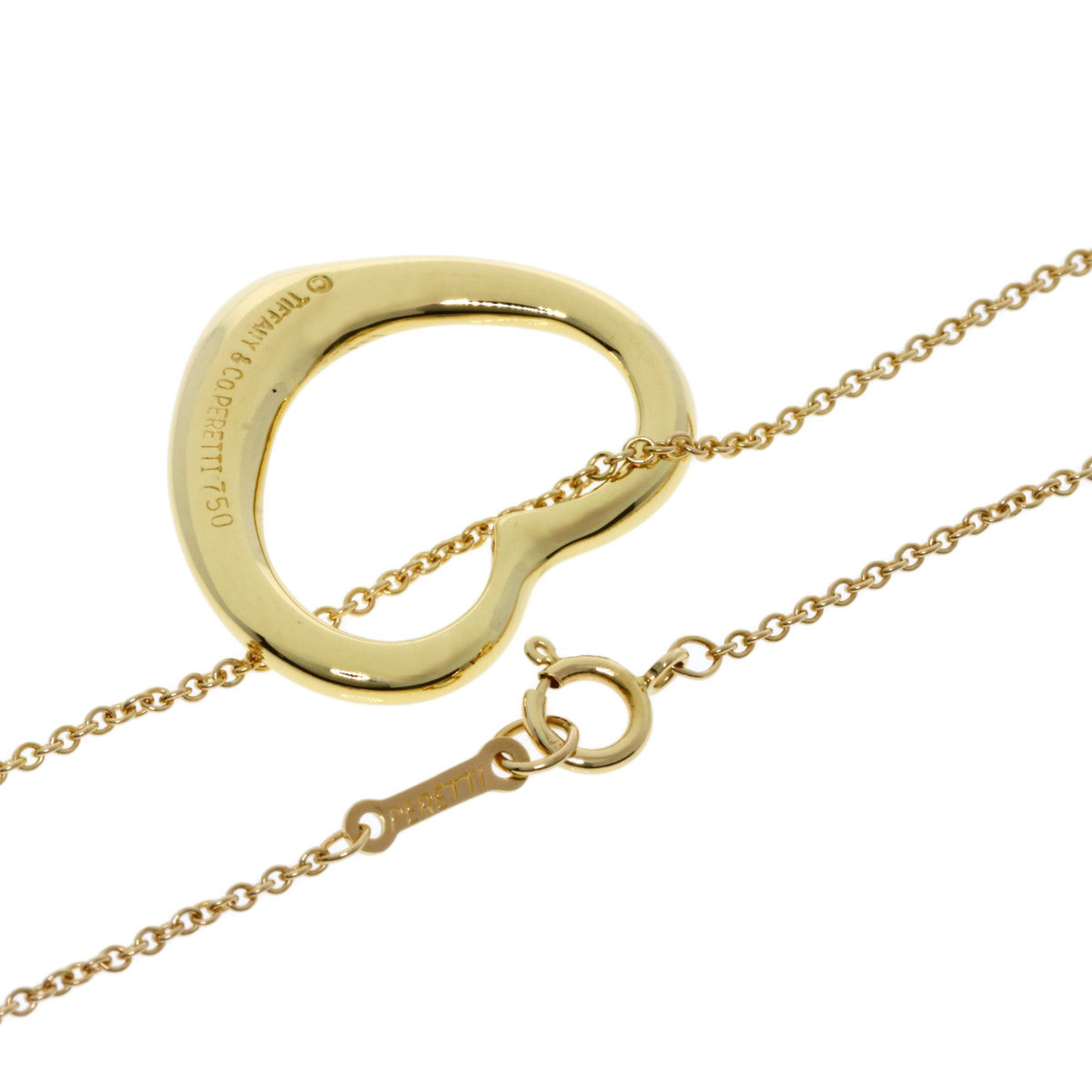 Tiffany Heart Necklace K18 Yellow Gold Women's TIFFANY&Co.