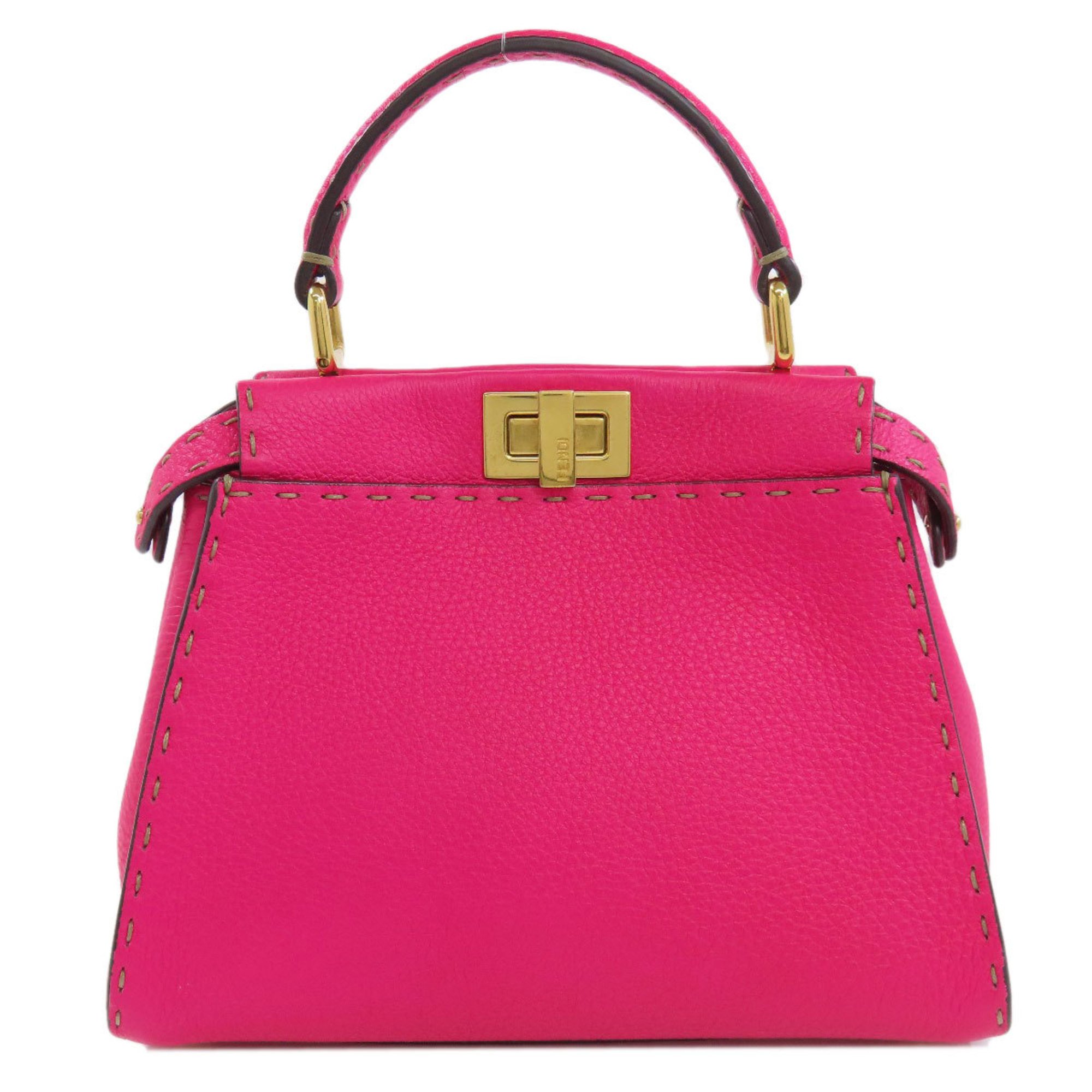 FENDI Peekaboo handbag in calf leather for women