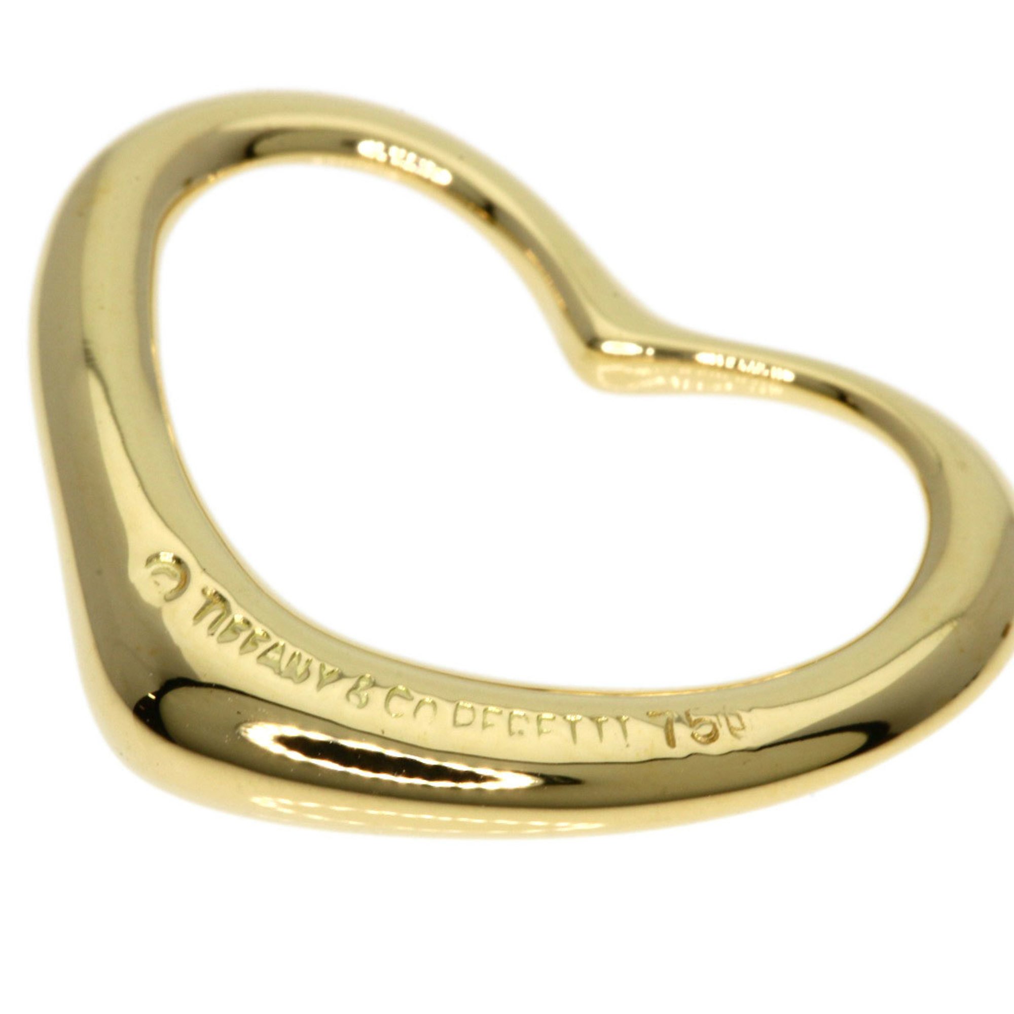 Tiffany Heart Pendant Top K18 Yellow Gold Women's TIFFANY&Co.