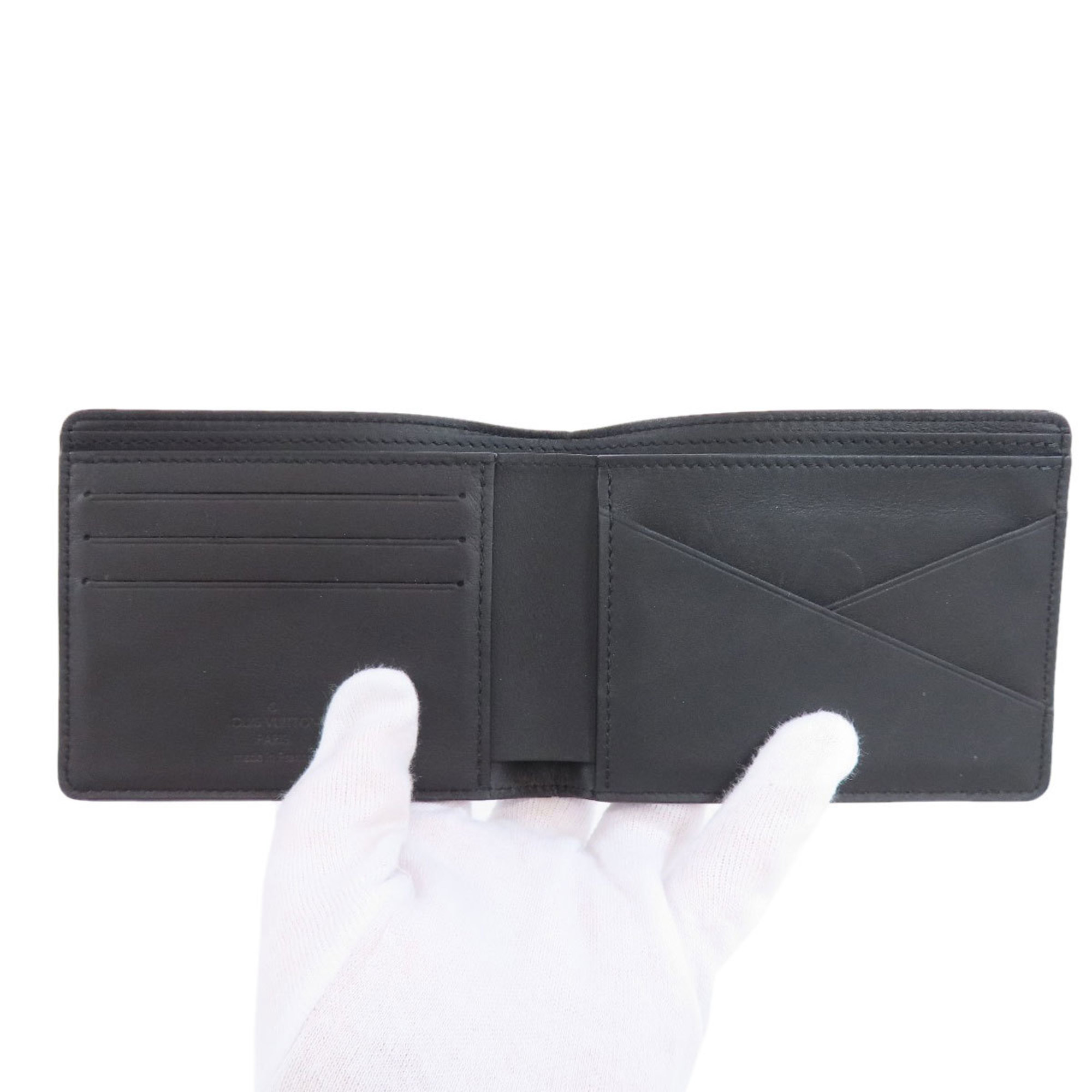 Louis Vuitton M69829 Portefeuille Multiple Aerogram Bi-fold Wallet Taurillon Leather Men's LOUIS VUITTON