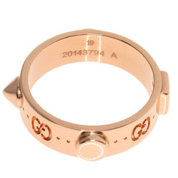 Gucci Icon Studs #19 Ring, 18K Pink Gold, Women's, GUCCI