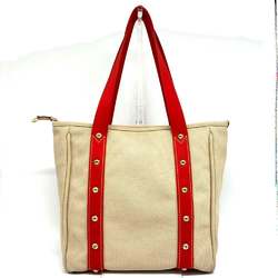 Louis Vuitton Antigua Cabas MM Canvas Red Beige M40035 LOUIS VUITTON