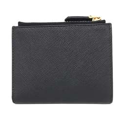 Prada Bi-fold Wallet Saffiano Leather Black 1ML023 PRADA