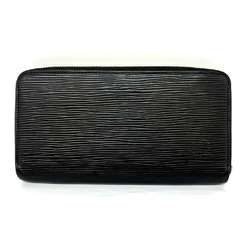 Louis Vuitton Zippy Wallet Long Epi Leather Black Round M68755 LOUIS VUITTON