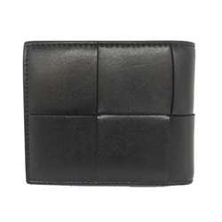 Bottega Veneta Maxi Intre Cassette Bi-fold Wallet with Coin Purse Black 749455