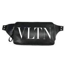 Valentino Body Bag VLTN Leather Black B0719 WJW VALENTINO