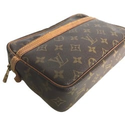 LOUIS VUITTON Compiegne 23 handbag, second bag, men's, Monogram canvas, brown, M51847