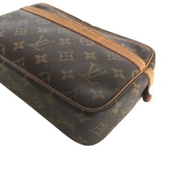 LOUIS VUITTON Compiegne 23 handbag, second bag, men's, Monogram canvas, brown, M51847