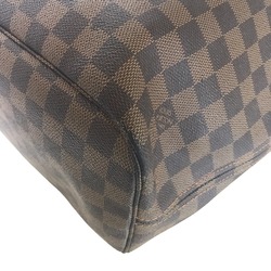 LOUIS VUITTON Louis Vuitton Neverfull MM Handbag Tote Bag Women's Damier Canvas Brown M40156