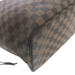 LOUIS VUITTON Louis Vuitton Neverfull MM Handbag Tote Bag Women's Damier Canvas Brown M40156