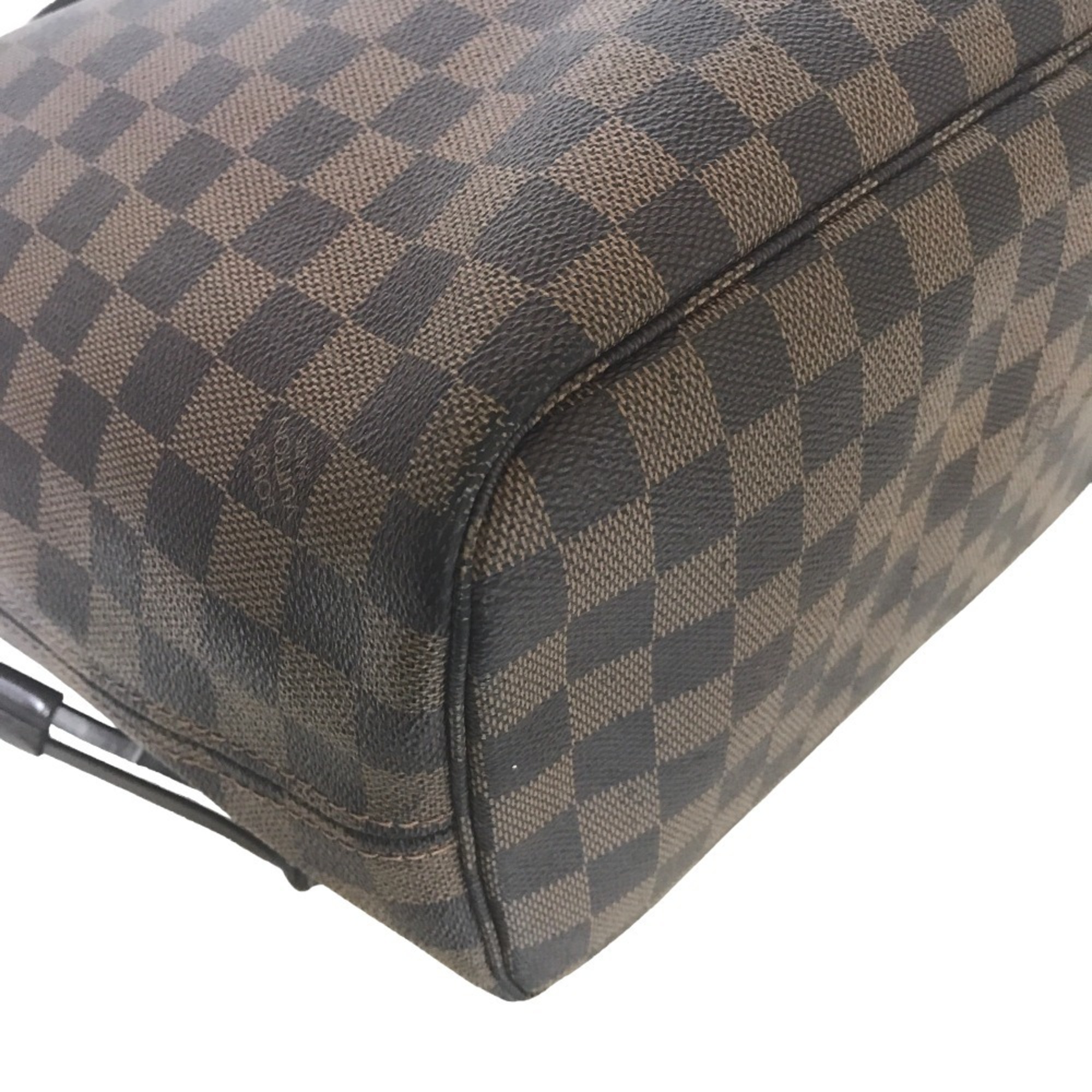 LOUIS VUITTON Louis Vuitton Neverfull MM Handbag Tote Bag Women's Damier Canvas Brown M40156