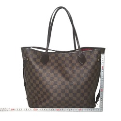 LOUIS VUITTON Louis Vuitton Neverfull MM Handbag Tote Bag Women's Damier Canvas Brown M40156