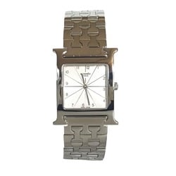 HERMES H Watch Men's Stainless Steel Silver HH1.510