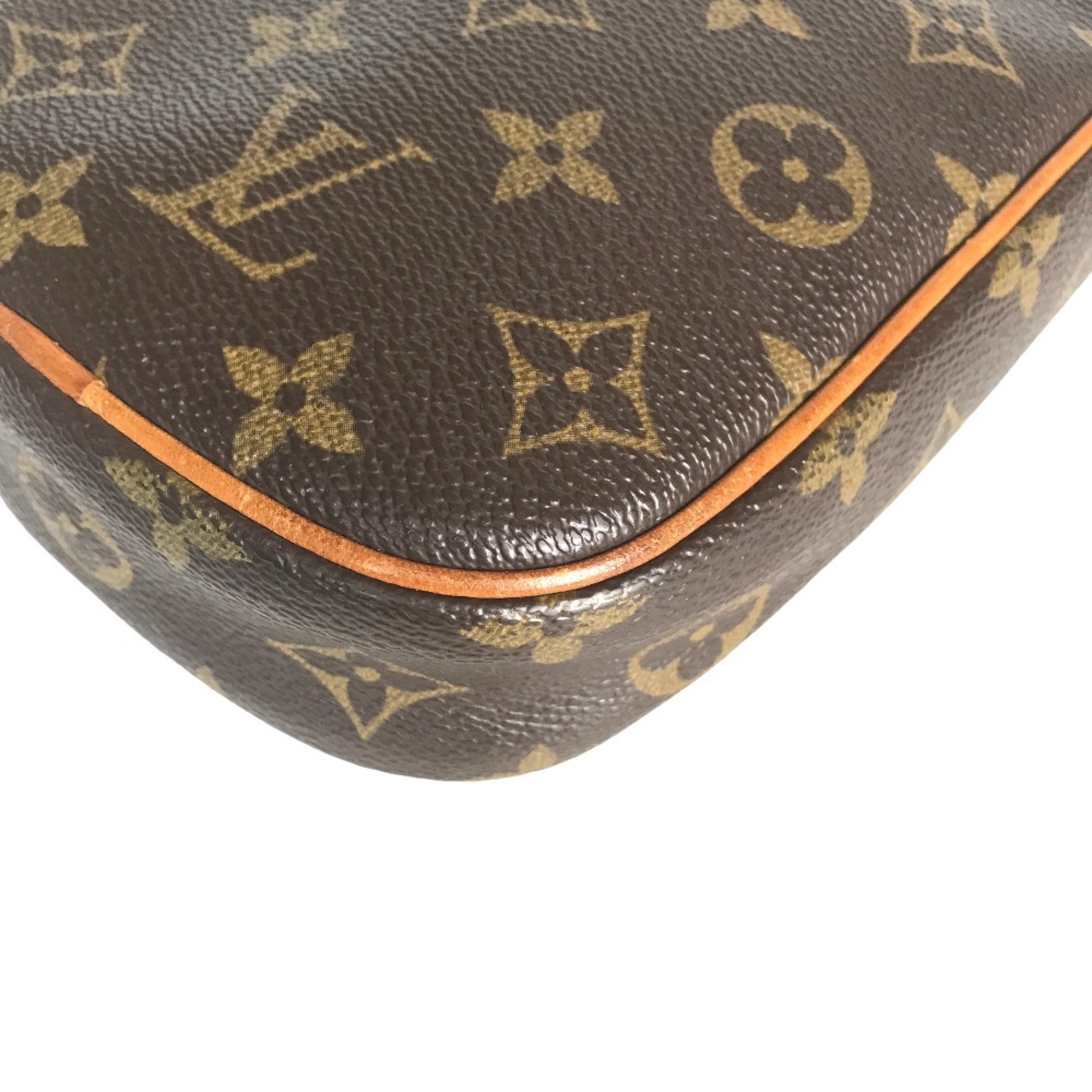 LOUIS VUITTON Louis Vuitton Pochette Ganjou Crossbody Bag Men's Monogram Canvas Brown M51870