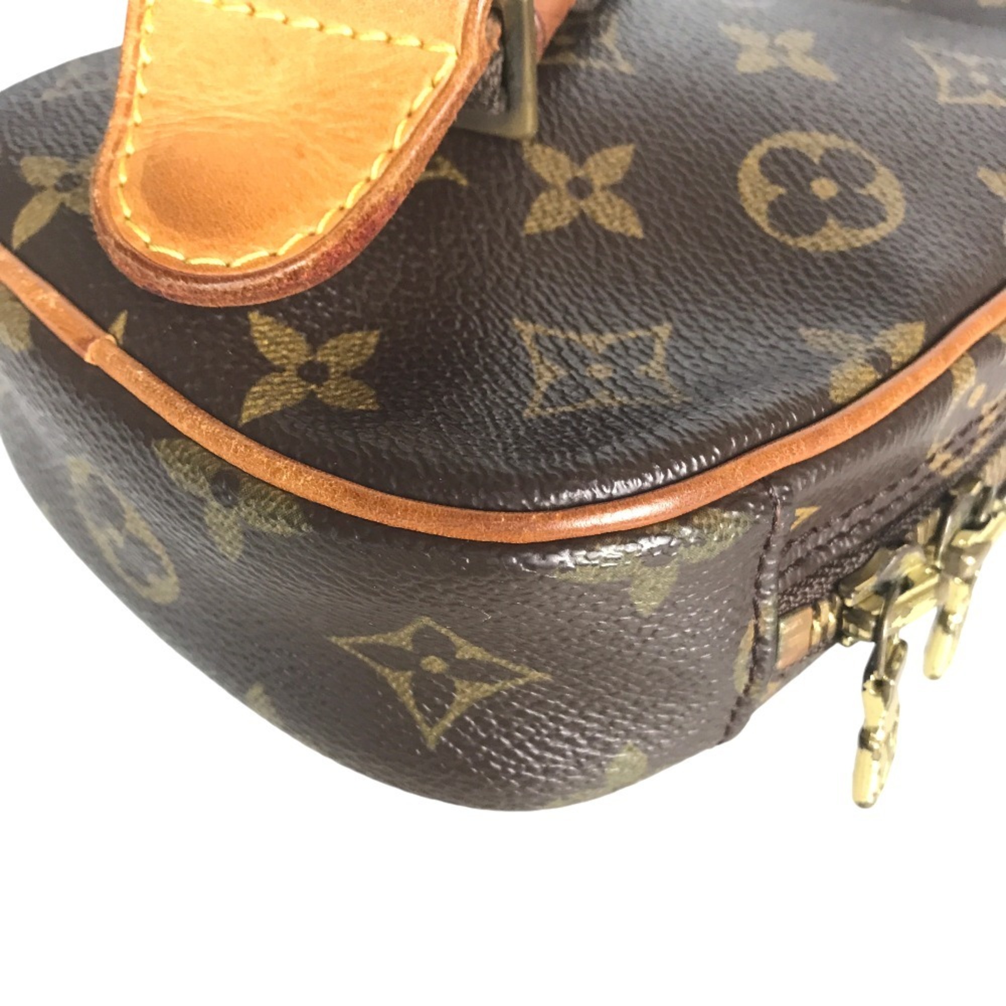 LOUIS VUITTON Louis Vuitton Pochette Ganjou Crossbody Bag Men's Monogram Canvas Brown M51870