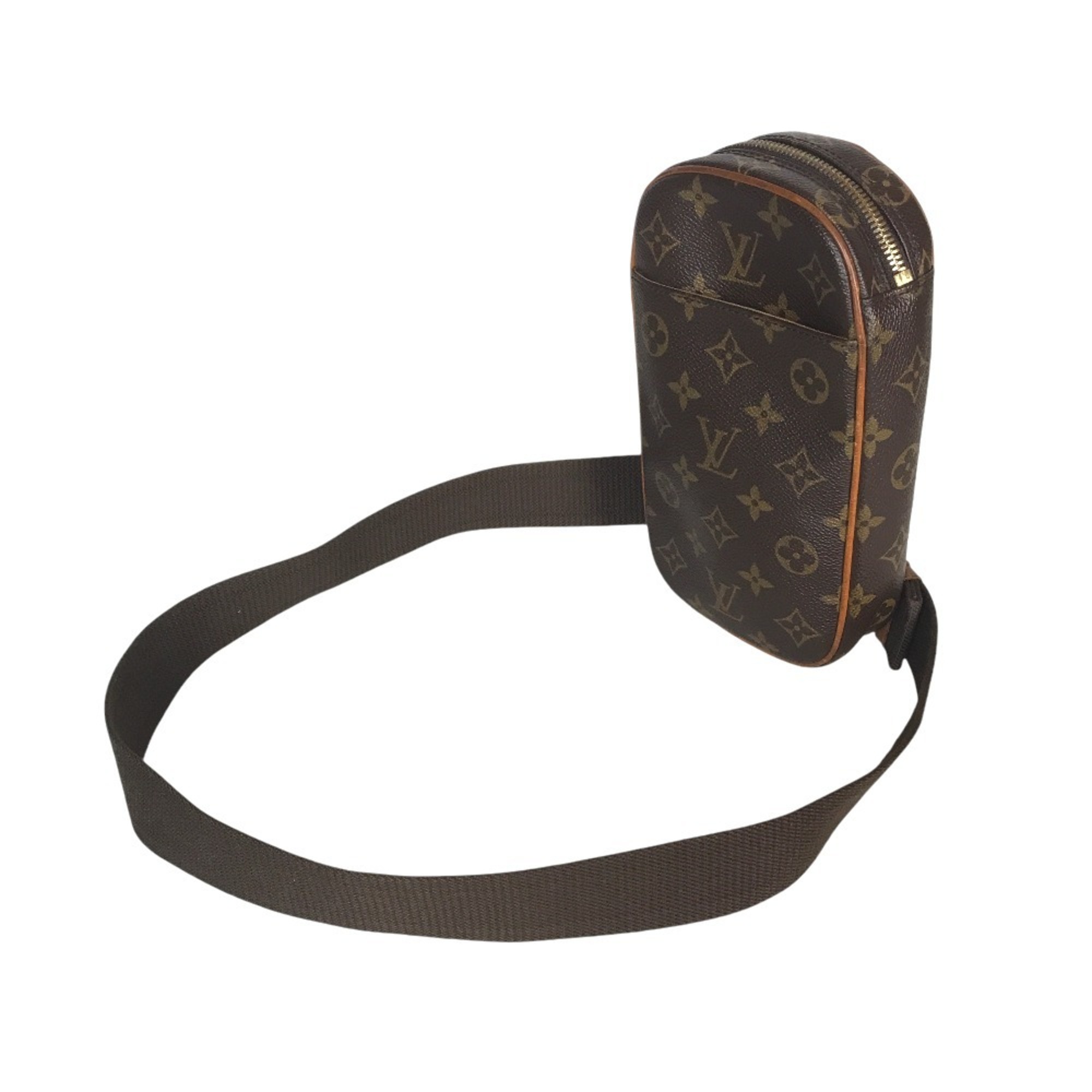 LOUIS VUITTON Louis Vuitton Pochette Ganjou Crossbody Bag Men's Monogram Canvas Brown M51870