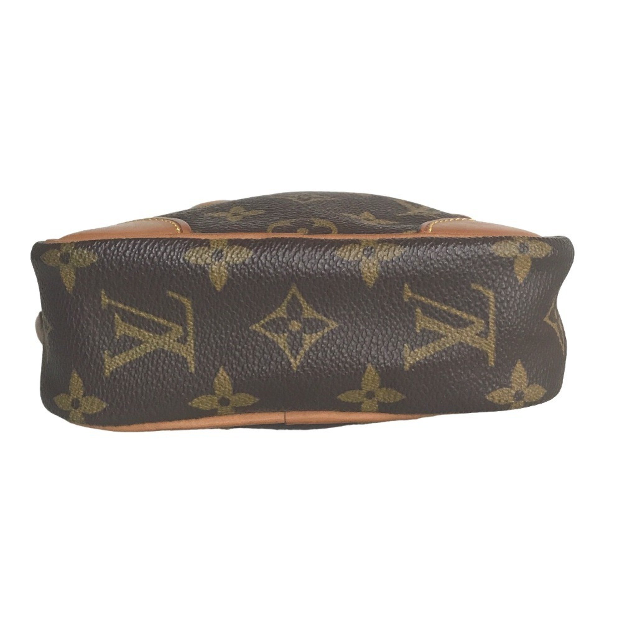 LOUIS VUITTON Louis Vuitton Danube Sling Bag Shoulder Women's Monogram Canvas Brown M45266