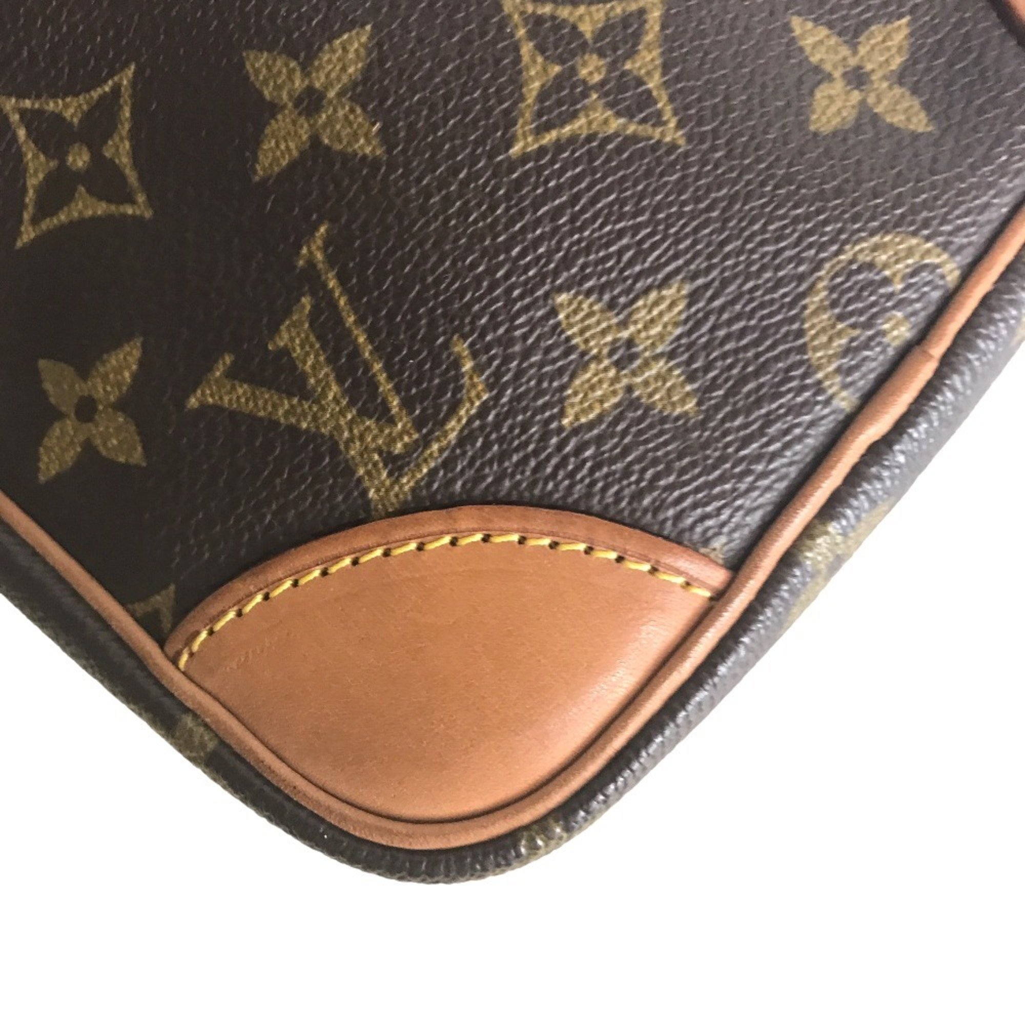 LOUIS VUITTON Louis Vuitton Danube Sling Bag Shoulder Women's Monogram Canvas Brown M45266