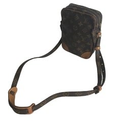 LOUIS VUITTON Louis Vuitton Danube Sling Bag Shoulder Women's Monogram Canvas Brown M45266