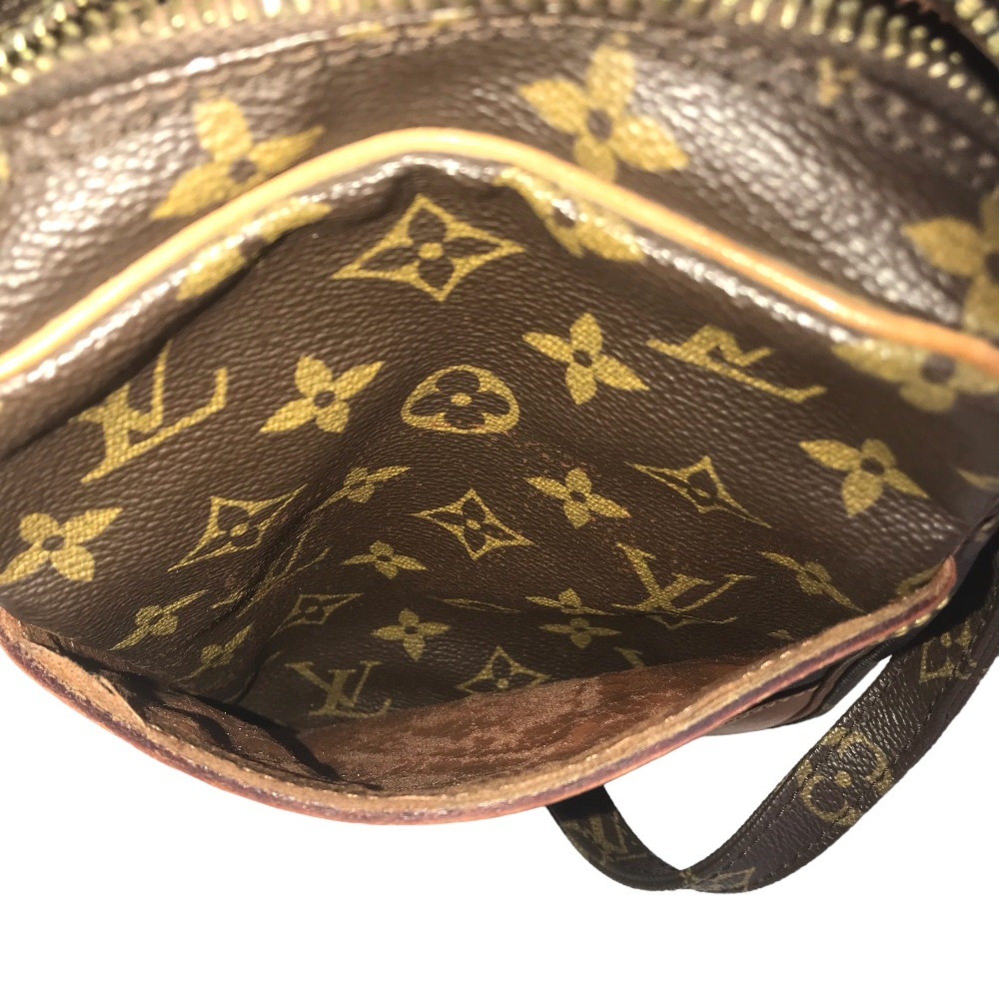 LOUIS VUITTON Louis Vuitton Danube Sling Bag Shoulder Women's Monogram Canvas Brown M45266