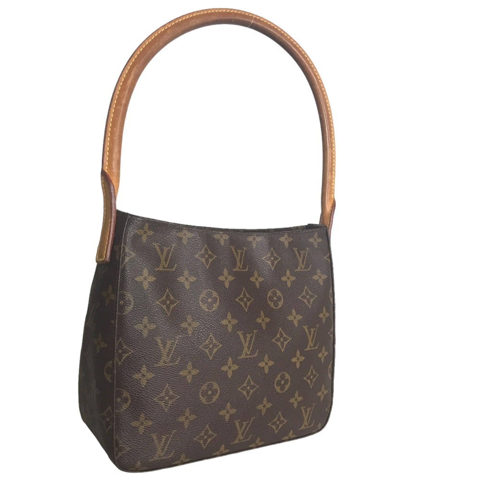 LOUIS VUITTON Louis Vuitton Looping MM Sling Bag Shoulder Women's Monogram Canvas Brown M51146