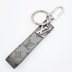 Louis Vuitton LOUISVUITTON Keychain Dragonne M82373 Gray Silver Leather Metal Keyring Bag Charm