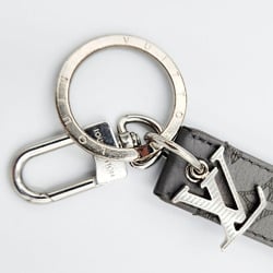 Louis Vuitton LOUISVUITTON Keychain Dragonne M82373 Gray Silver Leather Metal Keyring Bag Charm