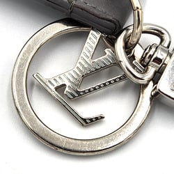 Louis Vuitton LOUISVUITTON Keychain Dragonne M82373 Gray Silver Leather Metal Keyring Bag Charm