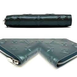 Louis Vuitton Zippy Coin Purse Moonogram Steel Blue Monogram Lamé M81860 LOUIS VUITTON