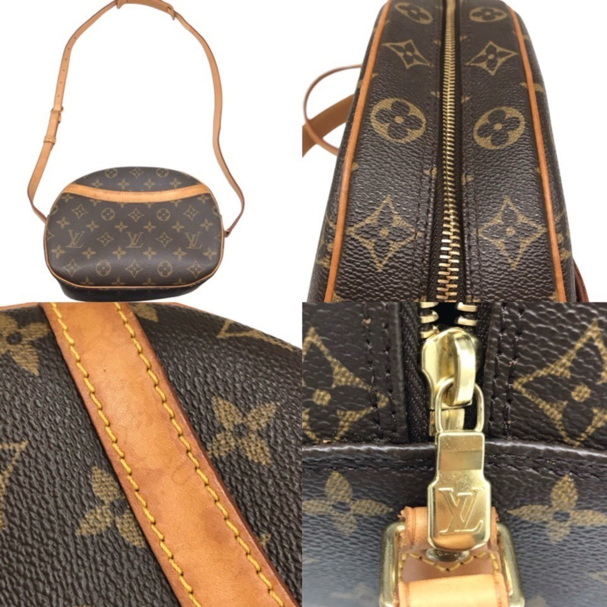 Louis Vuitton Shoulder Bag Blois Monogram Crossbody Brown M51221 LOUIS VUITTON