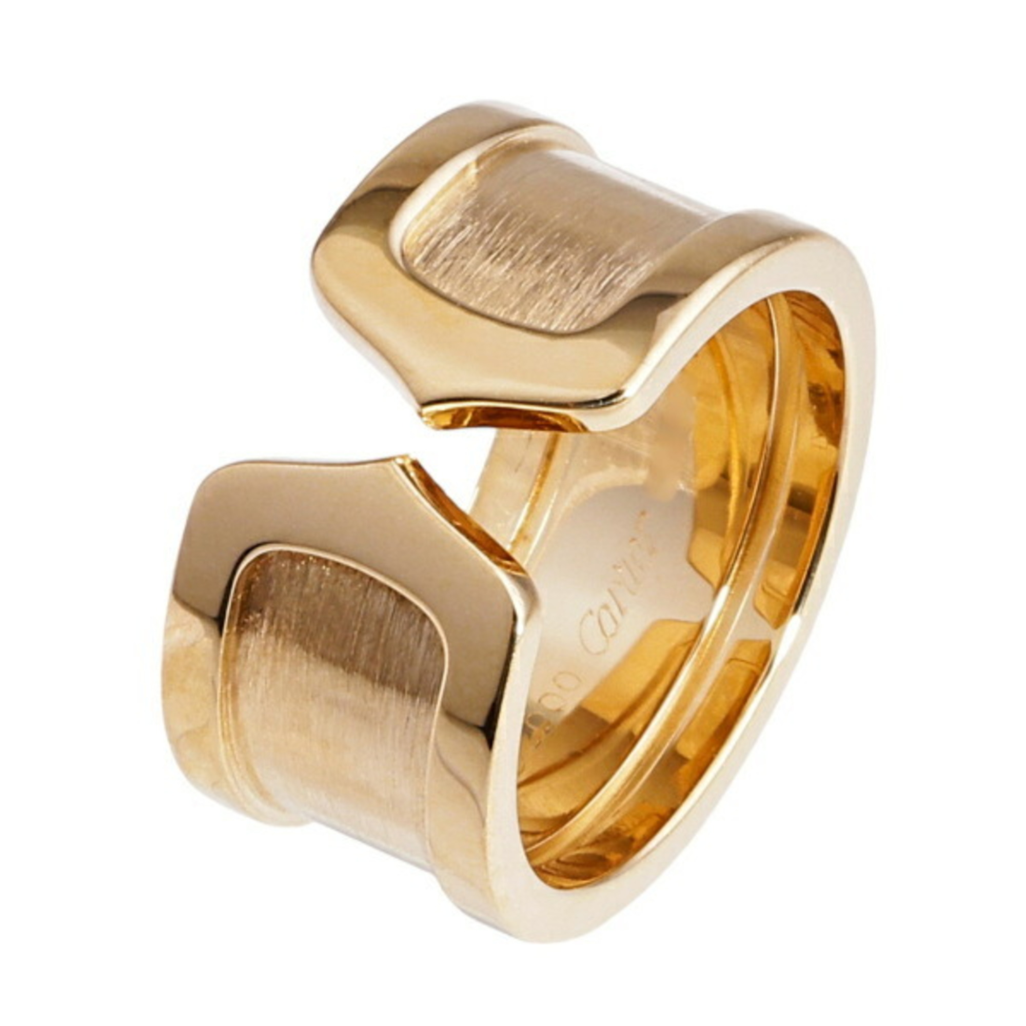 Cartier C de Large K18YG Yellow Gold Ring