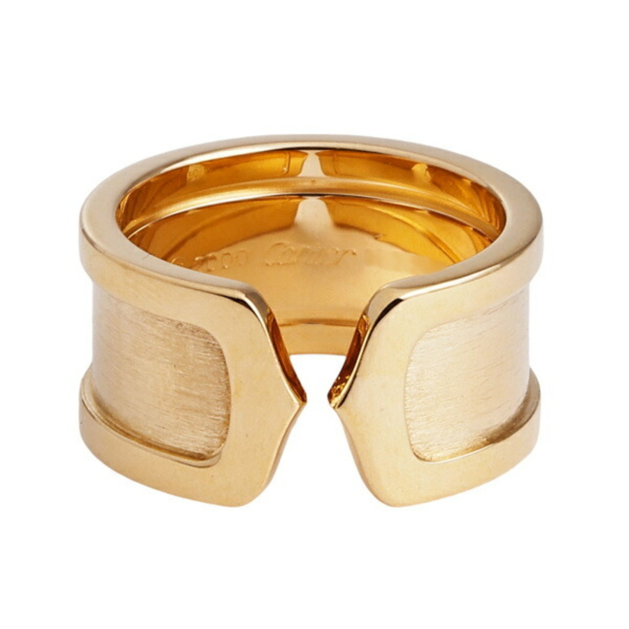 Cartier C de Large K18YG Yellow Gold Ring