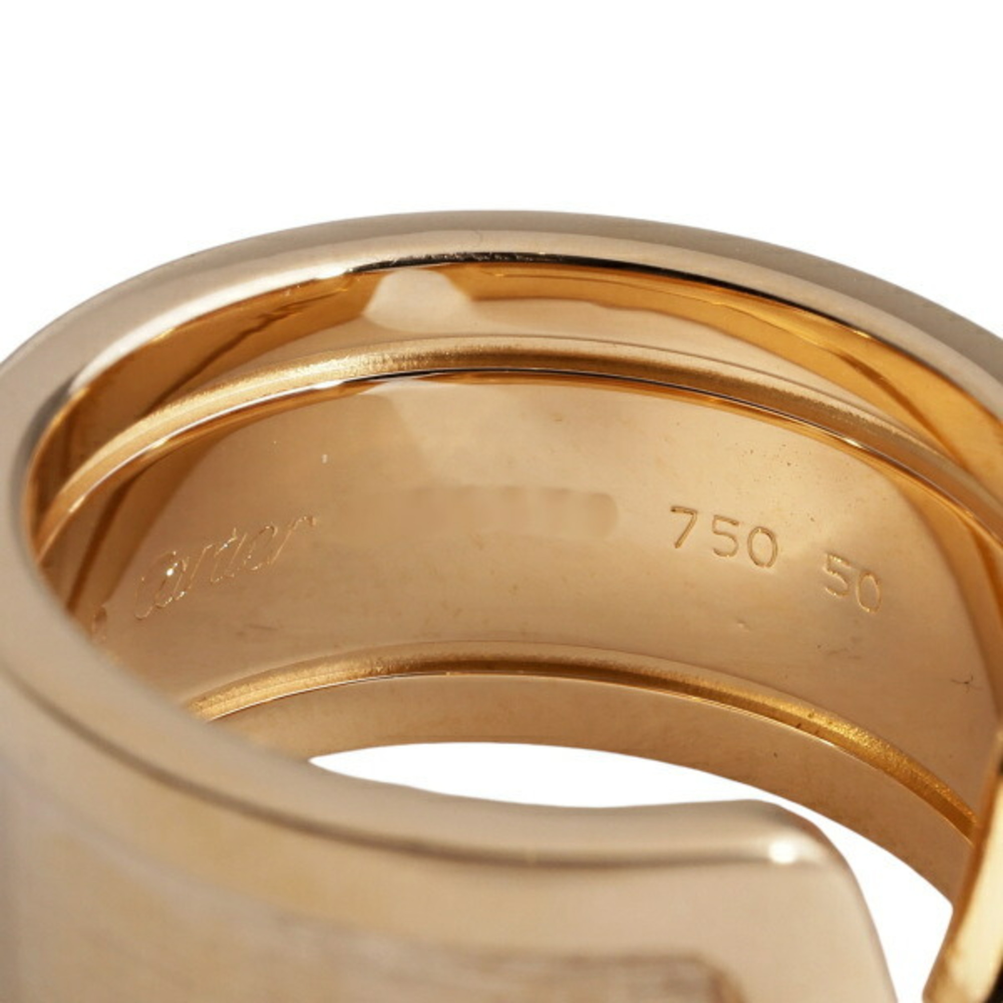 Cartier C de Large K18YG Yellow Gold Ring