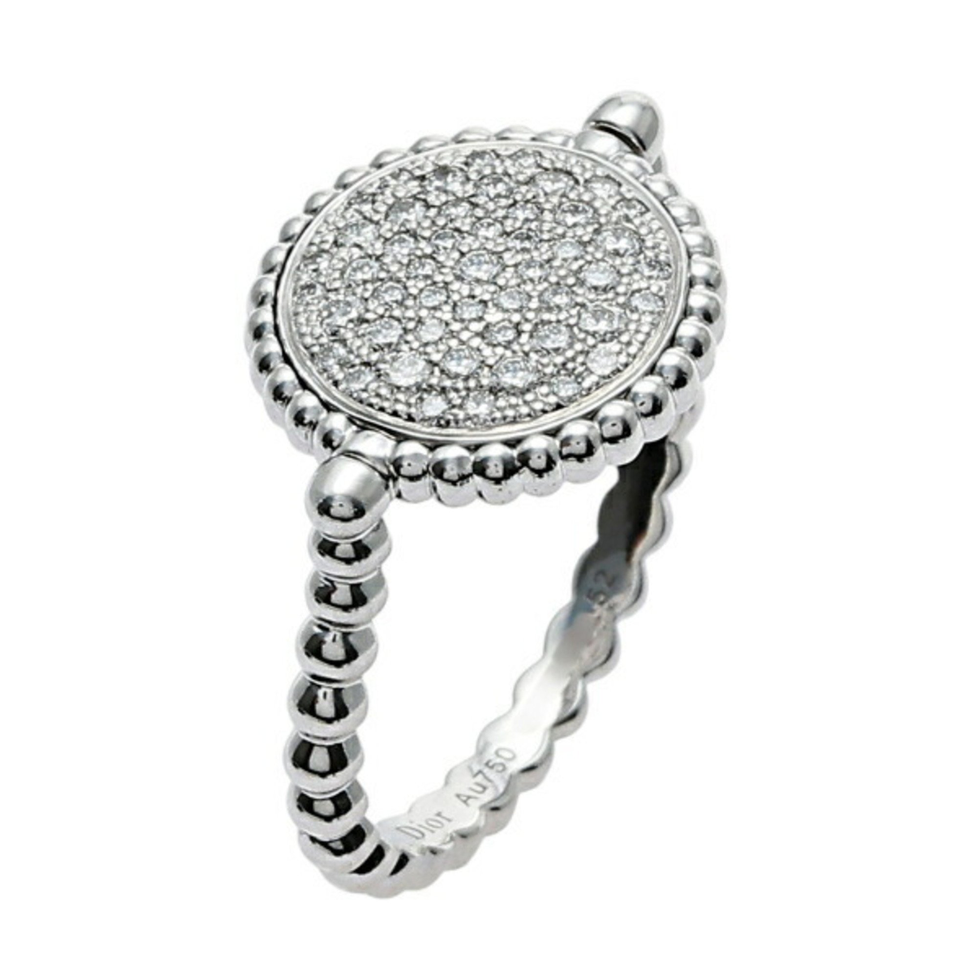 Christian Dior Dior Rose Devant K18WG White Gold Ring