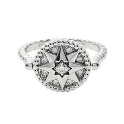 Christian Dior Dior Rose Devant K18WG White Gold Ring