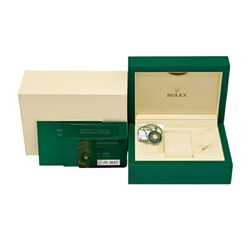 Rolex ROLEX Oyster Perpetual 41 Celebration Motif 124300 Turquoise Blue/Bar Dial Men's Watch