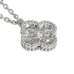 Van Cleef & Arpels Sweet Alhambra K18WG White Gold Necklace