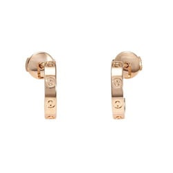 Cartier Love K18PG Pink Gold Earrings