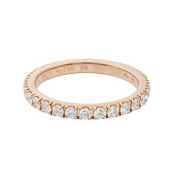 Van Cleef & Arpels Felicite Eternity Ring 2.1mm K18 Rose Gold