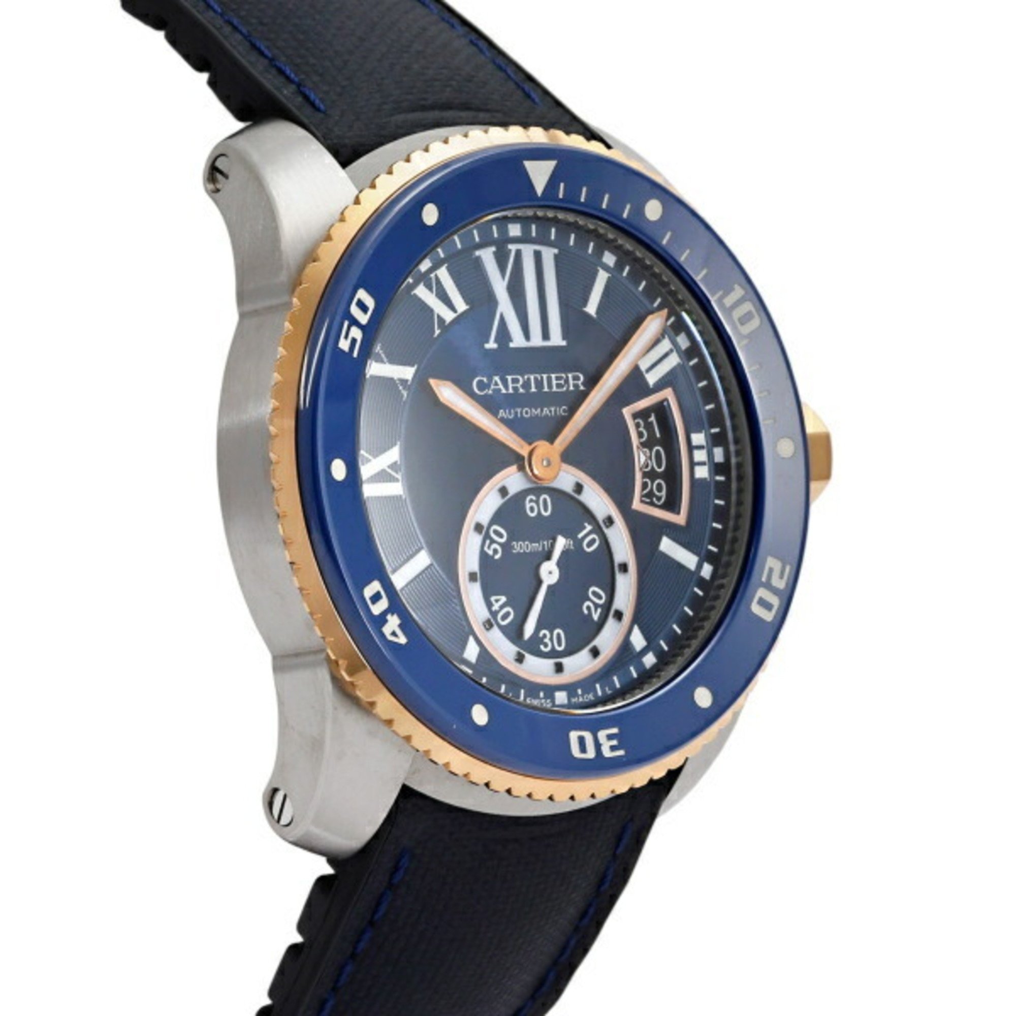 Cartier Calibre de Diver W2CA0008 Blue Dial Men's Watch