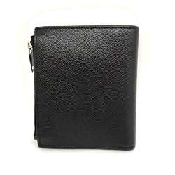 Saint Laurent Compact Wallet Calfskin Bi-fold Black 575789 SAINT LAURENT