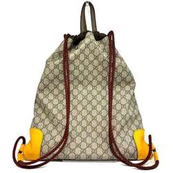 Gucci Knapsack GG Supreme Tiger Leather Beige Backpack Rucksack 473872 GUCCI