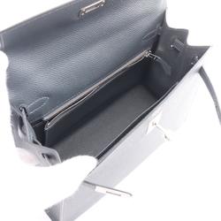 Hermes Kelly 25 handbag, bag, Epsom leather, women's, grey